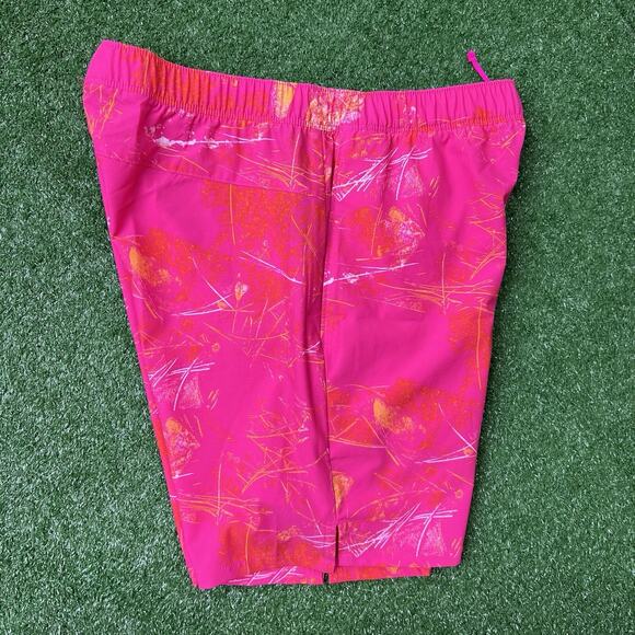 The North Face Wander Print Shorts Size Small Mens Pink Glow Valley - Picture 6 of 8